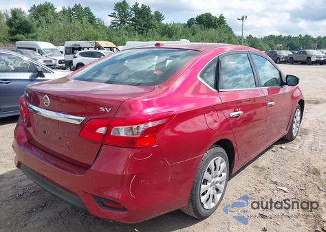 2016 Nissan Sentra Fe+ S/S/Sl/Sr/Sv z USA, uszkodzony, nr VIN 3N1AB7AP6GL647926